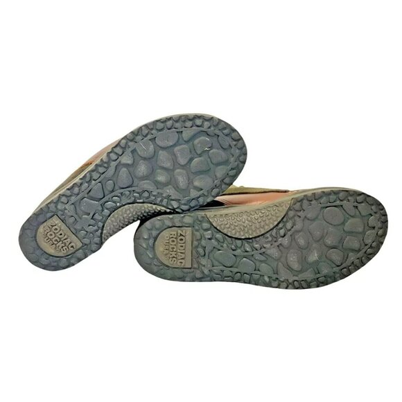 Zodiac Rocks Womens Brown Green Leather Lace Up Ankle Boots Size 6 B - Picture 6 of 8